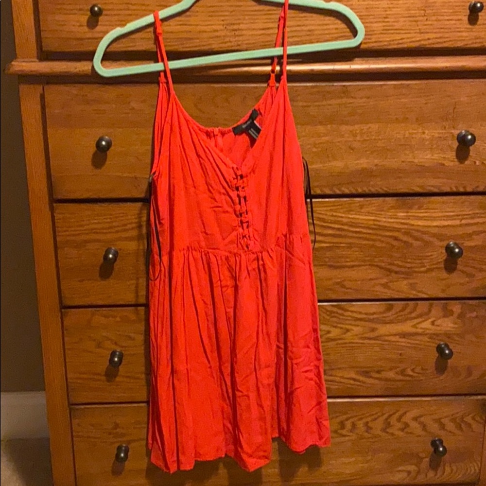 Super simple red\orange dress